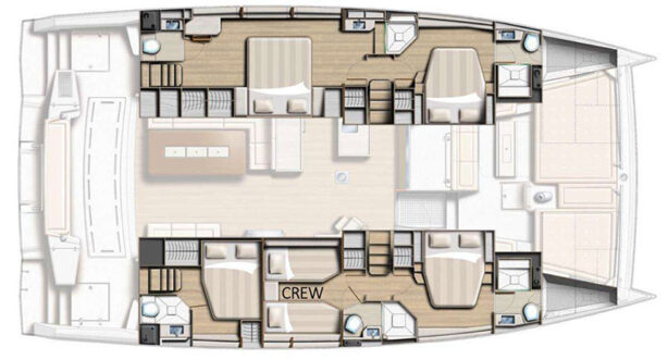 Bali 55ft - 2021 layout