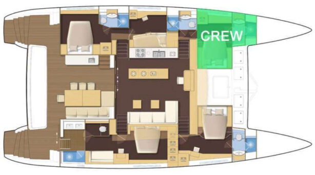 Lagoon 62ft - 2017 layout