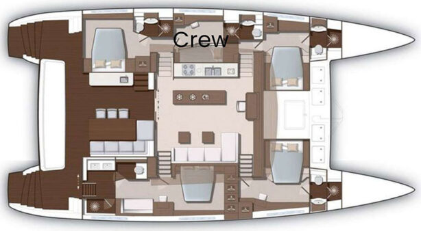 Lagoon 63ft - 2018 layout