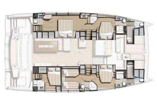 Bali 54ft - 2023 layout
